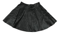 Čierna koženková sukňa H&M