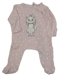 Svetloružový overal s Marií a bodkami Primark