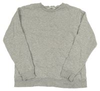 Sivá melírovaná mikina H&M