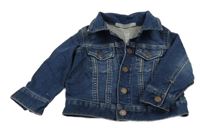 Tmavomodrá riflová podšitá bunda GAP