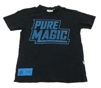 Čierne tričko s nápisom Hakro