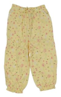 Žlté ľahké turecké nohavice Manguun