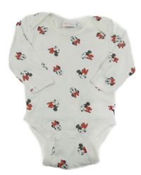 Bílé body s Minnie Disney 