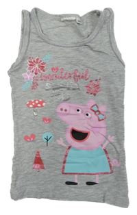 Šedý top s Peppou 
