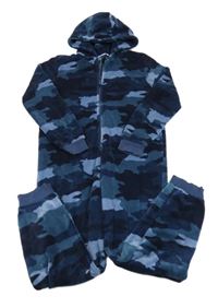 Army plyšová kombinéza s kapucňou M&S