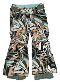 Sivo-farebné šušťákové zimné lyžiarske nohavice O´neill