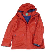 Červená nepromokavá jarná bunda s kapucňou SeRGeNT MaJoR