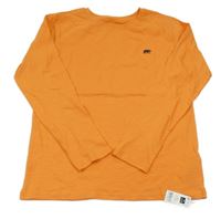 Nové - oranžové melírované triko s medvídkem St. Bernard