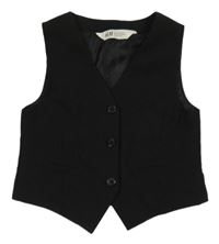 Černá slavnostní vesta H&M