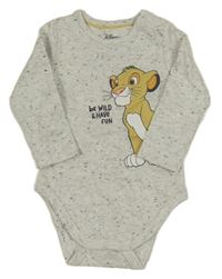 Světlešedé melírované body se Simbou C&A