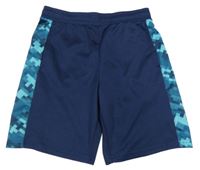 Tmavomodro-army sportovní kraťasy St. Bernard