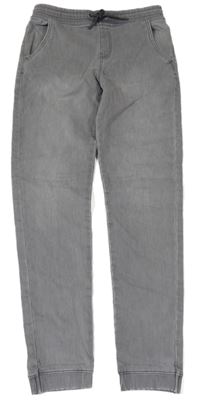 Šedé jogger cuff rifle Denim Co.