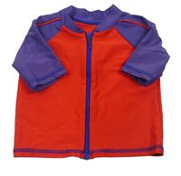 Červeno-fialové prepínaci UV tričko zn. Mothercare