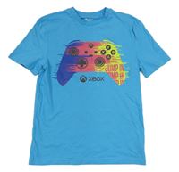Modré tričko s ovladačem - X-Box