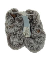 Nové - Hnědo-bílé chlupaté válenky Cat&Jack vel. 17