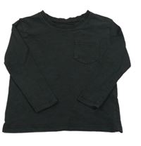 Čierne tričko s vreckom Primark