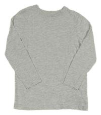 Šedé melírované triko V by Very