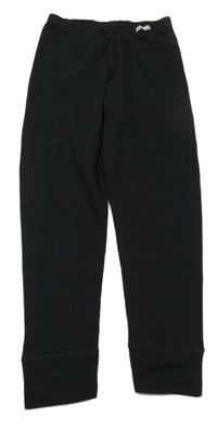 Čierne thermo nohavice