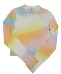 Farebné crop tričko H&M