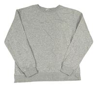 Sivá melírovaná mikina H&M