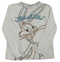 Biele pyžamové tričko s králíkem - Looney tunes zn. Primark