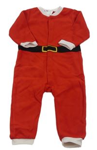 Červený fleecový overal - Santa H&M