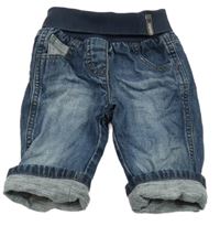 Tmavomodré podšité rifle s úpletovým pasem Esprit