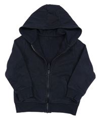 Tmavomodrá prepínaci mikina s kapucňou F&F