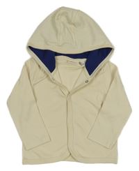 Smotanová prepínaci ľahká mikina s kapucňou