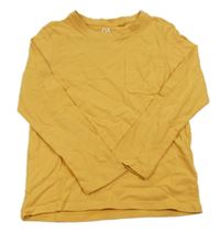 Hořčicové triko C&A