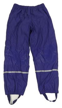 Fialové zateplené nepromokavé kalhoty Lupilu