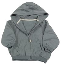 Sivá oversize prepínaci mikina s kapucňou George