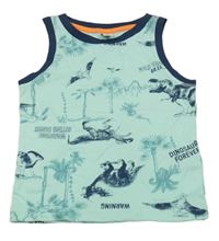 Světlemodré tílko s dinosaury Dopodopo
