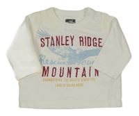 Biele tričko s nápisom H&M