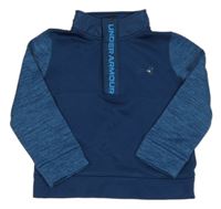 Petrolejová sportovní funkční mikina s logem Under Armour
