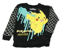 Čierna mikina s Pikachu George