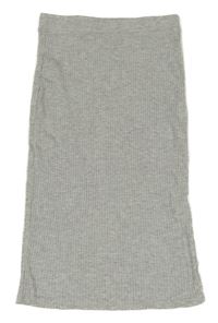 Sivá rebrovaná sukňa H&M