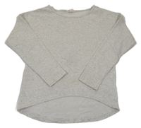 Sivá melírovaná ľahká mikina H&M