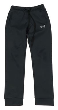 Tmavosivé športové tepláky s logem - Under Armour