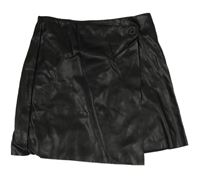 Čierna koženková sukňa H&M