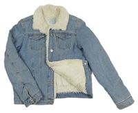 Světlemodrá riflová zateplená bunda Primark