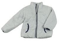 Svetlosivá šušťáková zateplená bunda Lupilu