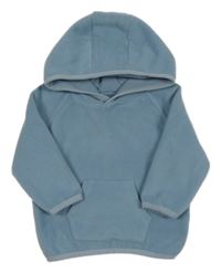 Modrá fleecová mikina s kapucňou Matalan