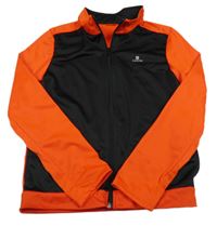 Červeno-čierna prepínaci thermo mikina Domyos