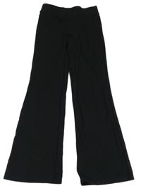 Čierne flare legíny