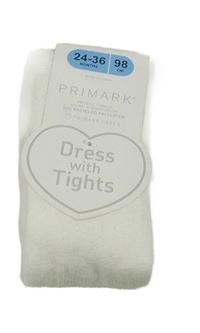 Nové - Biele pančuchy Primark