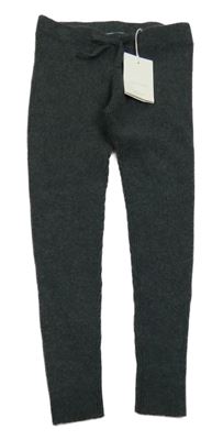 Nové - Antracitové žebrované úpletové legíny Dunnes Stores