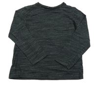 Tmavosivé melírované tričko George