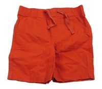 Červené plátěné kraťasy Cherokee