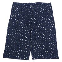 Tmavomodro-ružovo-žlté vzorované elastické kraťasy Yigga